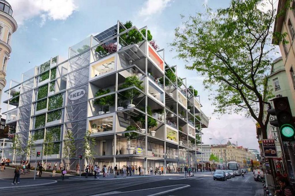 fonte immagine:https://www.greenme.it/abitare/bioedilizia-e-bioarchitettura/ikea-senza-parcheggio-vienna/