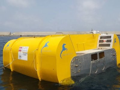 'Nuovo sistema Iswec per produrre energia dalle onde del mare.'