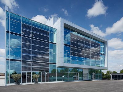 'Architettura sostenibile: l'Audi Brand Experience Center.'