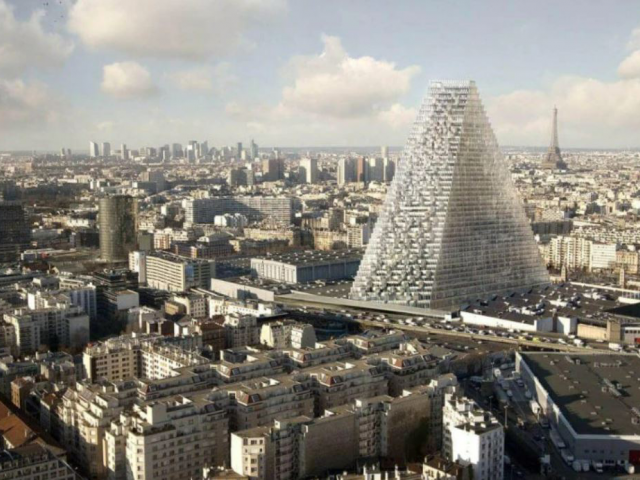 'Dopo il Louvre, una seconda piramide per Parigi '